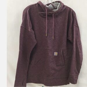 Carhartt size small hoodie relaxed fit in purple